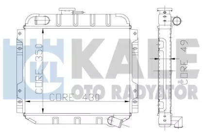 KALE OTO RADYATOR 102800