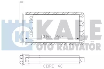 KALE OTO RADYATÖR 104700