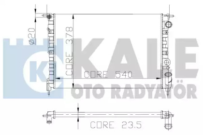 KALE OTO RADYATÖR 108300