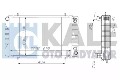 KALE OTO RADYATOR 116099