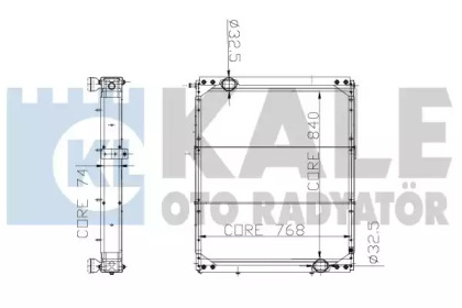 KALE OTO RADYATÖR 152600