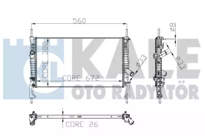 KALE OTO RADYATÖR 232200