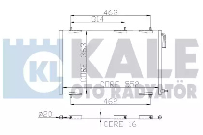 KALE OTO RADYATOR 300100