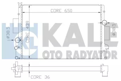 KALE OTO RADYATÖR 341985