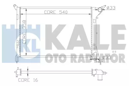 KALE OTO RADYATOR 342035