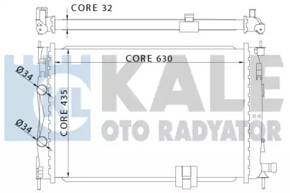 KALE OTO RADYATOR 342060