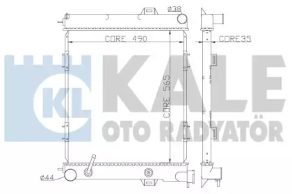 KALE OTO RADYATÖR 342080