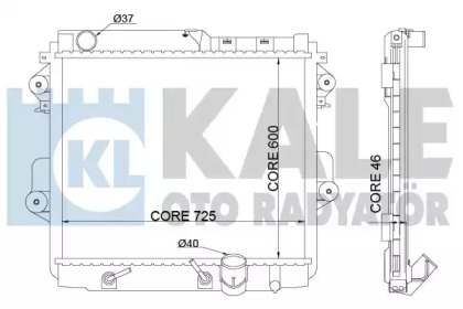 KALE OTO RADYATÖR 342145