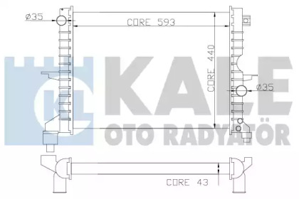 KALE OTO RADYATÖR 350400