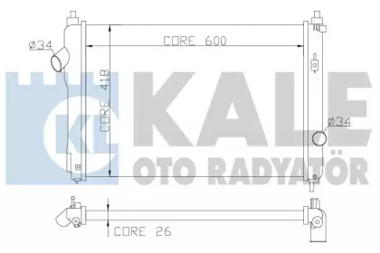 KALE OTO RADYATÖR 355100