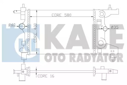 KALE OTO RADYATÖR 355200