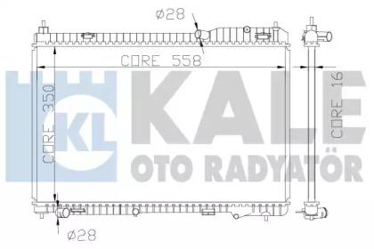 KALE OTO RADYATÖR 356000