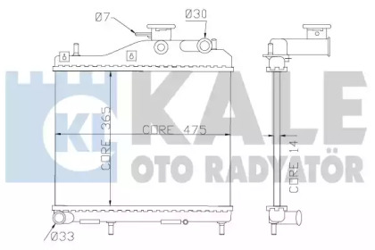 KALE OTO RADYATÖR 358200