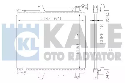 KALE OTO RADYATÖR 370400