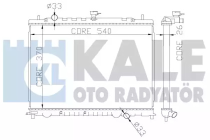 KALE OTO RADYATÖR 374300