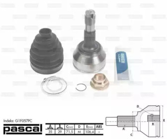 pascal g1f057pc