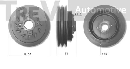 TREVI AUTOMOTIVE PC1295