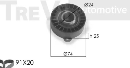 TREVI AUTOMOTIVE KD1162