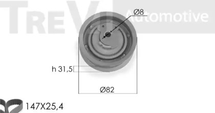 TREVI AUTOMOTIVE KD1289