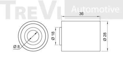 TREVI AUTOMOTIVE TD1542