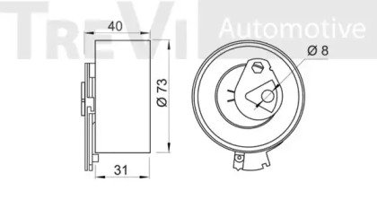 TREVI AUTOMOTIVE TD1549