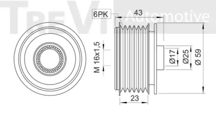 TREVI AUTOMOTIVE AP1165