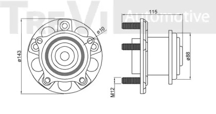 TREVI AUTOMOTIVE WB1046