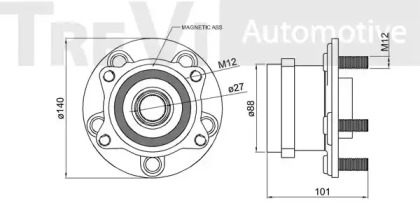 TREVI AUTOMOTIVE WB1059