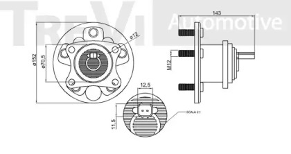 TREVI AUTOMOTIVE WB1073