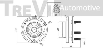 TREVI AUTOMOTIVE WB1109