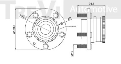 TREVI AUTOMOTIVE WB1114