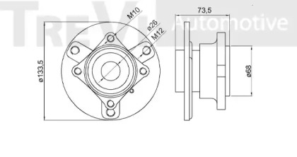 TREVI AUTOMOTIVE WB1154