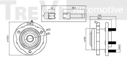 TREVI AUTOMOTIVE WB1196