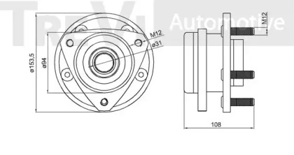 TREVI AUTOMOTIVE WB1199