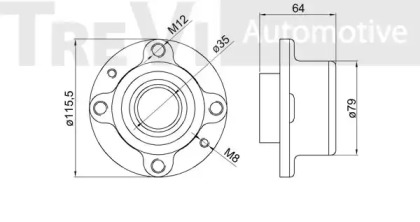 TREVI AUTOMOTIVE WB1204