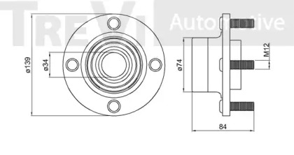 TREVI AUTOMOTIVE WB1452