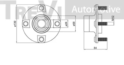 TREVI AUTOMOTIVE WB1455