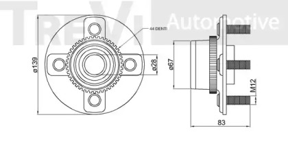 TREVI AUTOMOTIVE WB1459