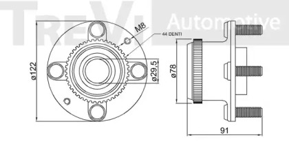 TREVI AUTOMOTIVE WB1463