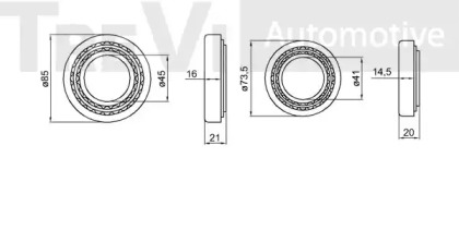 TREVI AUTOMOTIVE WB1491