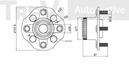 TREVI AUTOMOTIVE WB1567