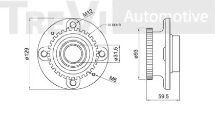 TREVI AUTOMOTIVE WB1586