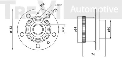 TREVI AUTOMOTIVE WB1598