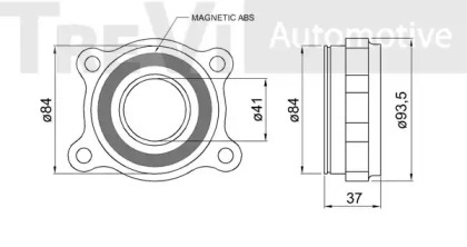 TREVI AUTOMOTIVE WB1603