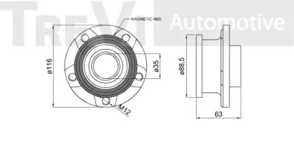 TREVI AUTOMOTIVE WB1604