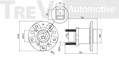 TREVI AUTOMOTIVE WB1629