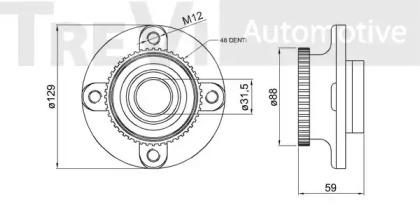 TREVI AUTOMOTIVE WB1655