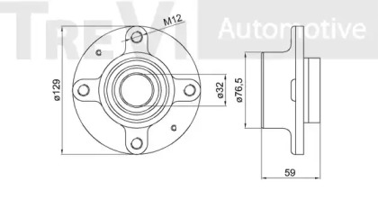 TREVI AUTOMOTIVE WB1676