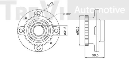 TREVI AUTOMOTIVE WB1680