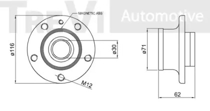 TREVI AUTOMOTIVE WB1683